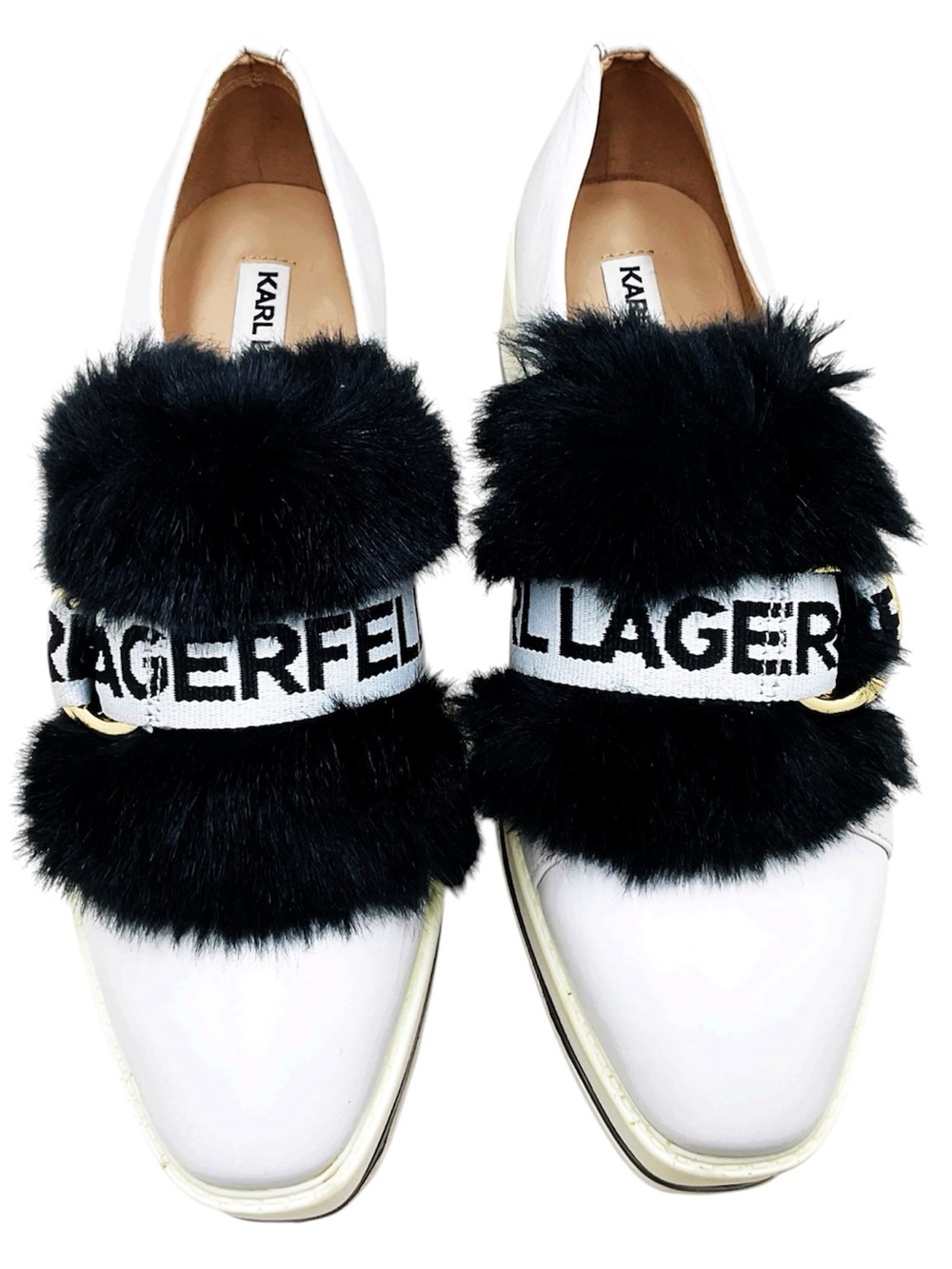 {Karl Lagerfeld Paris} Birdie 3 Sneakers Faux Fur Loafers